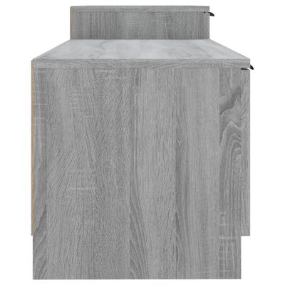 vidaXL ТВ шкаф, сив сонома, 158,5x36x45 см, инженерно дърво