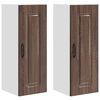 vidaXL Панел за миялна машина Kalmar 2 бр. Кафяв дъб