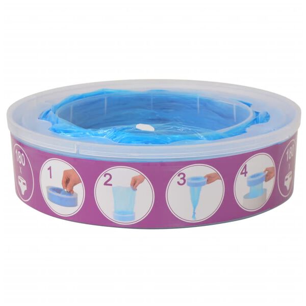 vidaXL Пълнители за кошче запелени Angelcare Diaper Genie, 3 бр