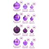 vidaXL Коледни лампички 100 бр Lila &Oslash;3/4/6 см