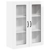 vidaXL Панел за миялна машина Kalmar Лъскаво бяло 80 x 31 x 100 см