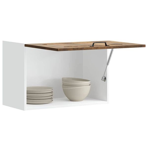 vidaXL Кухненски стенен шкаф, Kalmar, опушен дъб, инженерно дърво