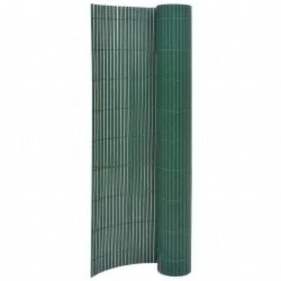 vidaXL Двустранна градинска ограда, 110x500 см, зелена