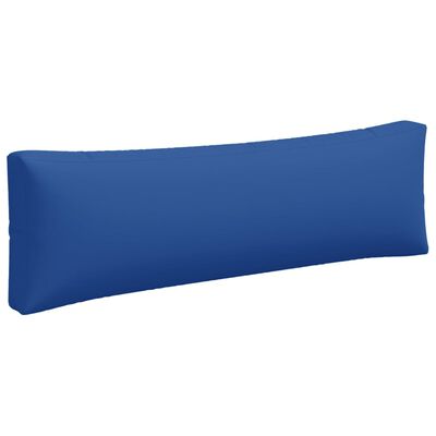 vidaXL Палетни възглавници, 3 бр, кралско сини, текстил