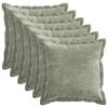 vidaXL Калъфка за възглавница 6 pcs HOUTEN Зелено 40 x 40 cm