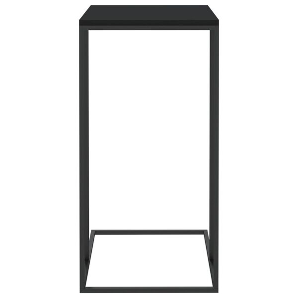 vidaXL Странична маса, черна, 40x30x59 см, инженерна дървесина