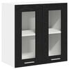 vidaXL Висящ шкаф Черния дъб 60 x 31 x 60 см Инженерна дървесина