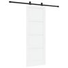 vidaXL Преплъзваща се врата 78 x 211 cm Инженерна дървесина