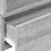 vidaXL Нощни шкафчета за стенен монтаж, 2 бр, сив сонома, 45x26x28,5см
