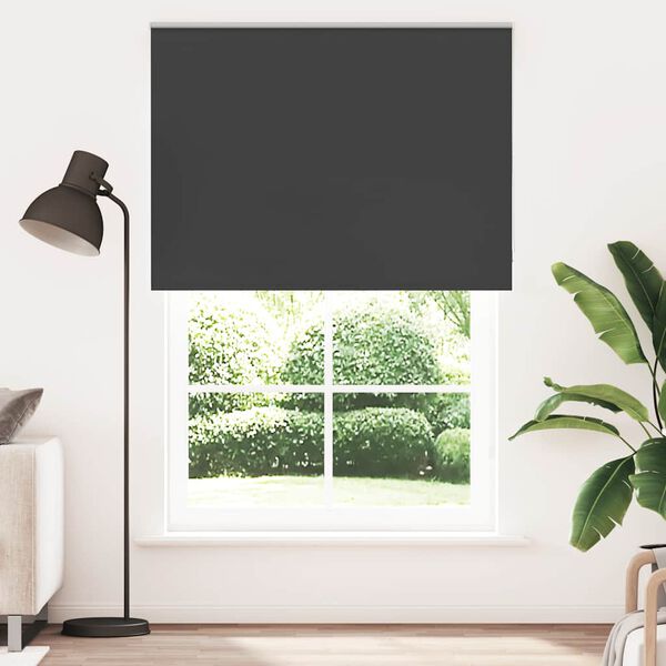 vidaXL Ролетна щора Blackout Black 155x210 cm Ширина на плата 151,6 cm