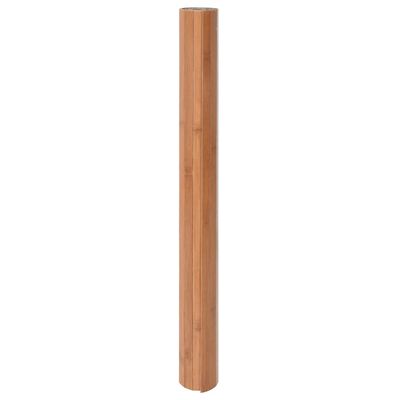 vidaXL Килим, правоъгълен, натурален, 70x500 см, бамбук