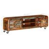 vidaXL ТВ шкаф, 120x30x36 cм, регенерирано дърво масив