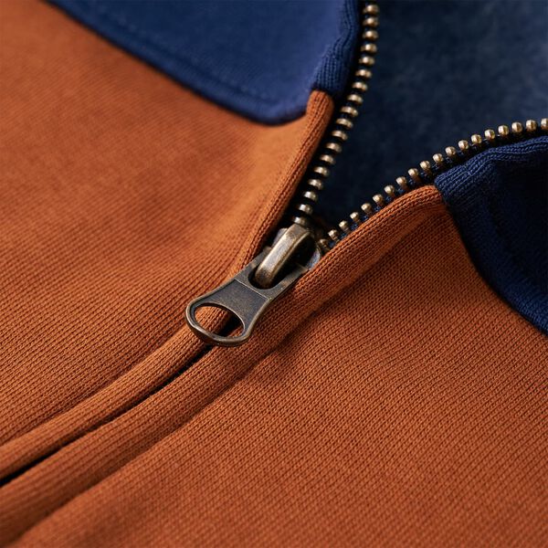 Детски суитшърт с качулка и цип, 92