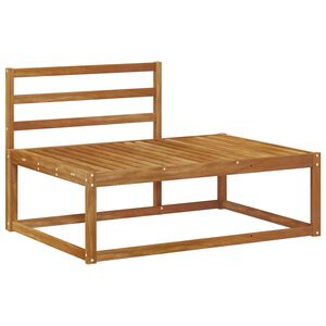 vidaXL Външен край на диван Естествен 115 x 83 x 73 см