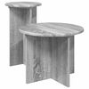 vidaXL Комплект помощни маси 2 pcs Сива сонома Инженерна дървесина