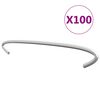 vidaXL Куки за габиони, 100 бр, поцинкована стомана, 20 см