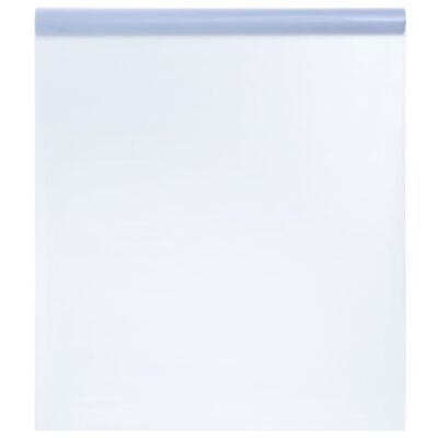 vidaXL Фолиа за прозорци 3 бр статично прозрачно сив мат PVC