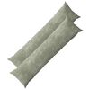 vidaXL Калъфка за възглавница 2 бр. HEERLEN Зелено 40 x 145 см