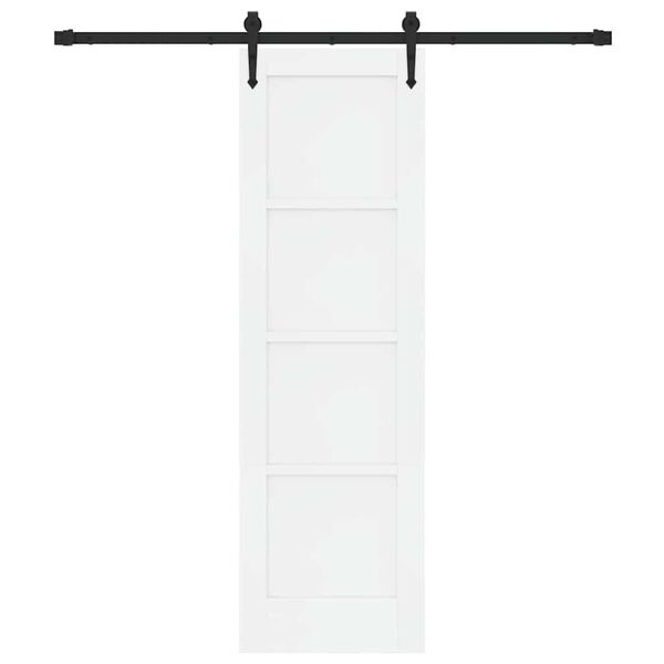 vidaXL Преплъзваща се врата ORKDAL Бяло 61 x 198,5 см