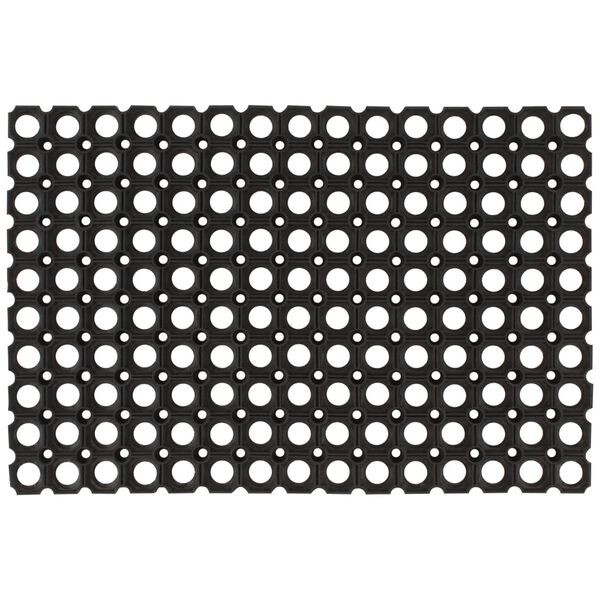 vidaXL Изтривалка за врата правоъгълна 40x60 см гума