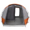 vidaXL Палатка за кола, 2-местна, сиво-оранжева, водоустойчива