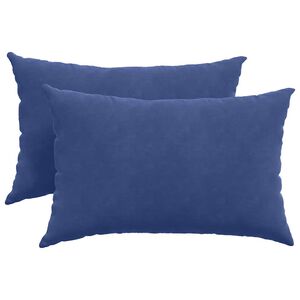 vidaXL Диван възглавници 2 pcs Полицейско синьо 60 x 40 cm