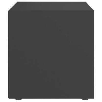 vidaXL ТВ шкафове, 2 бр, сиви, 37x35x37 см, ПДЧ