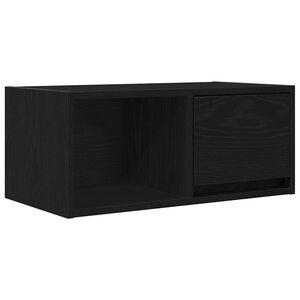 vidaXL ТВ шкаф Черен дъб 60x31x25,5 cm Инженерна дървесина