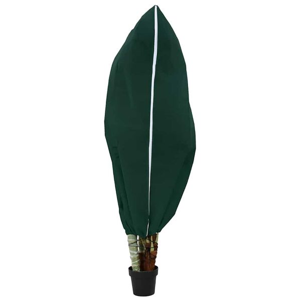 vidaXL Покривала от флис за защита от студ за растения 5 pcs Зелен