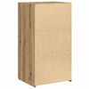 vidaXL Служебен шкаф с чекмедже Дъб 50 x 42,5 x 93 см