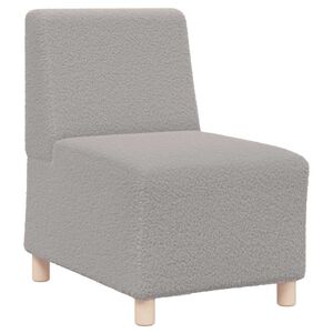 vidaXL Модулен диван без ръкави Светлосиво 55 x 74 x 82 см