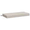 vidaXL Възглавница за пейка SOEST 100% полиестер Бяло 60 x 40 x 8 см