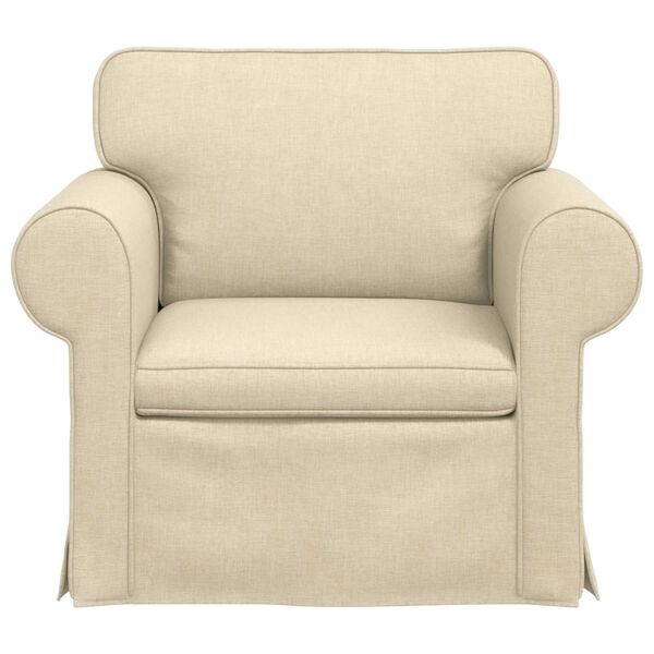 vidaXL Диван Крем 95 x 82 x 80 см текстил