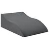 vidaXL Възглавничка за крака Сив 68 x 41 x 21 см PU пяна