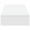 vidaXL Поставка за монитор, бяла, 100x27x10 см, инженерно дърво