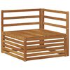 vidaXL Комплект дивани за открито 9 pcs Естествен