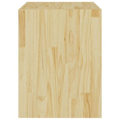 vidaXL Нощни шкафчета, 2 бр, 40x30,5x40 см, борово дърво масив