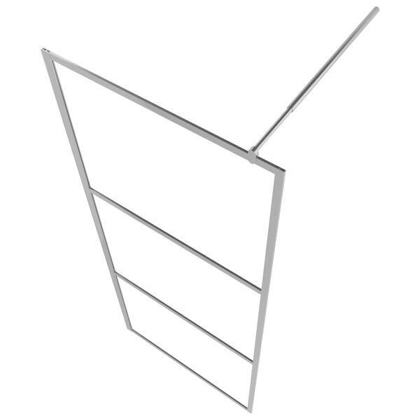 vidaXL Стена за душ с изцяло матирано ESG стъкло, 90x195 см