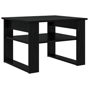 vidaXL Масичка за кафе Черния дъб 64 x 54 x 44 см Инженерна дървесина