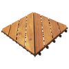 vidaXL Плочка за decking 30 бр. Кафяво 30 x 30 cm Дърво от Акация