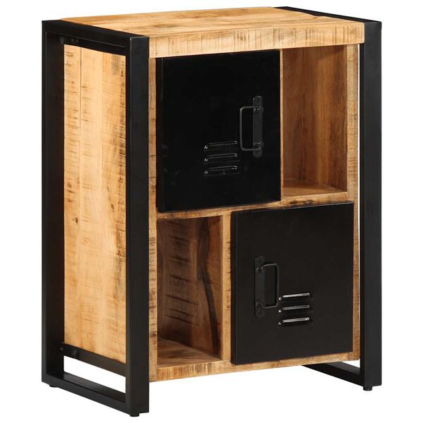 vidaXL Шкаф 55x35x70 cm Масивна груба дървесина Манго