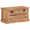 vidaXL Пейка за съхранение на обувки, 85x40x45 cм, акациево дърво масив