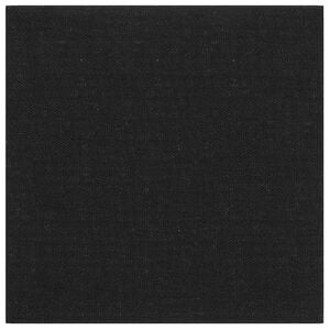 vidaXL Стенно табло за легло 12 pcs Черен 30 x 30 cm текстил