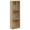 vidaXL Банен стенен шкаф с рафт Дъб Артизан 20 x 10 x 60,5 см