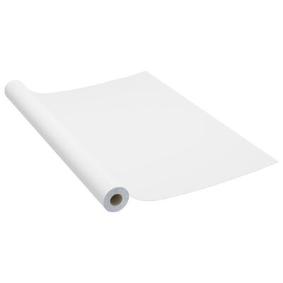 vidaXL Самозалепващо фолио за мебели 2 бр бели 500х90 см PVC