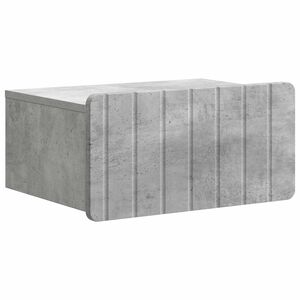 vidaXL Спален шкаф с монтаж на стена Бетонно сиво 49 x 34,5 x 24 см