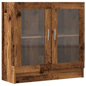vidaXL Шкаф за книги от старо дърво 82,5x30,5x80cm Инженерна дървесина