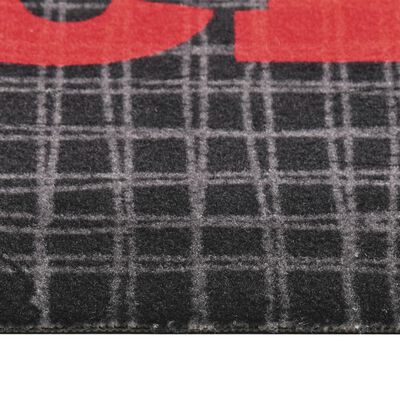 vidaXL Кухненско килимче, перимо, надпис Hot&Spicy, 60x180 см