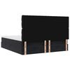 vidaXL Османска легло с матраци, черно, 180x200 см, кадифе