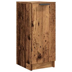 vidaXL Шкаф за обувки от старо дърво 29,5x35x70 cm Инженерна дървесина